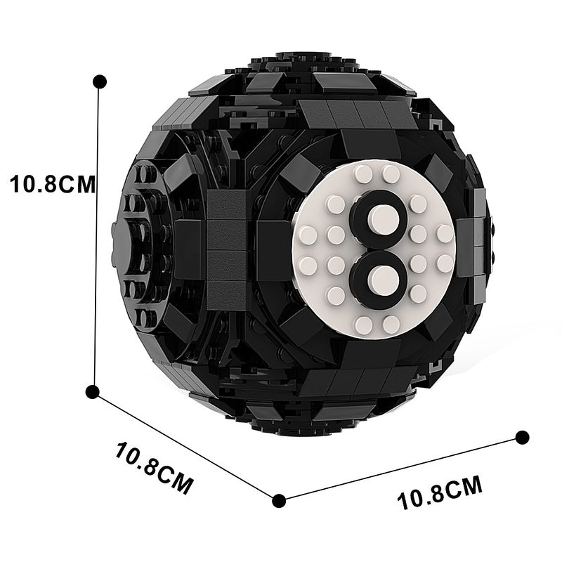 Eight Ball MOC Building Kit | Retro Display Model - 4