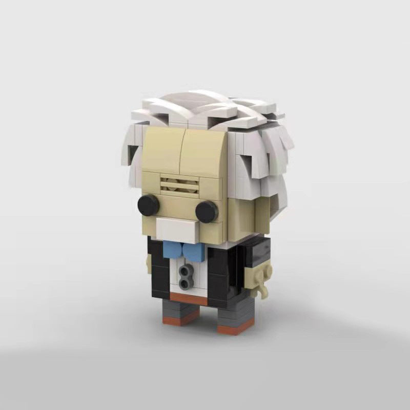 einstein brickheadz building set | lego-compatible science moc - 1