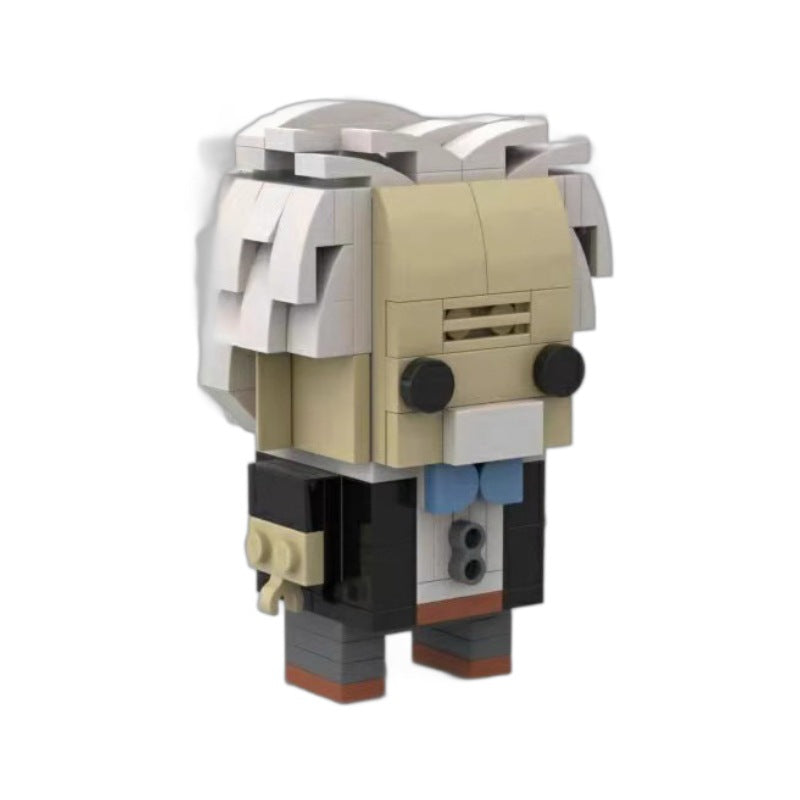 einstein brickheadz building set | lego-compatible science moc - 2