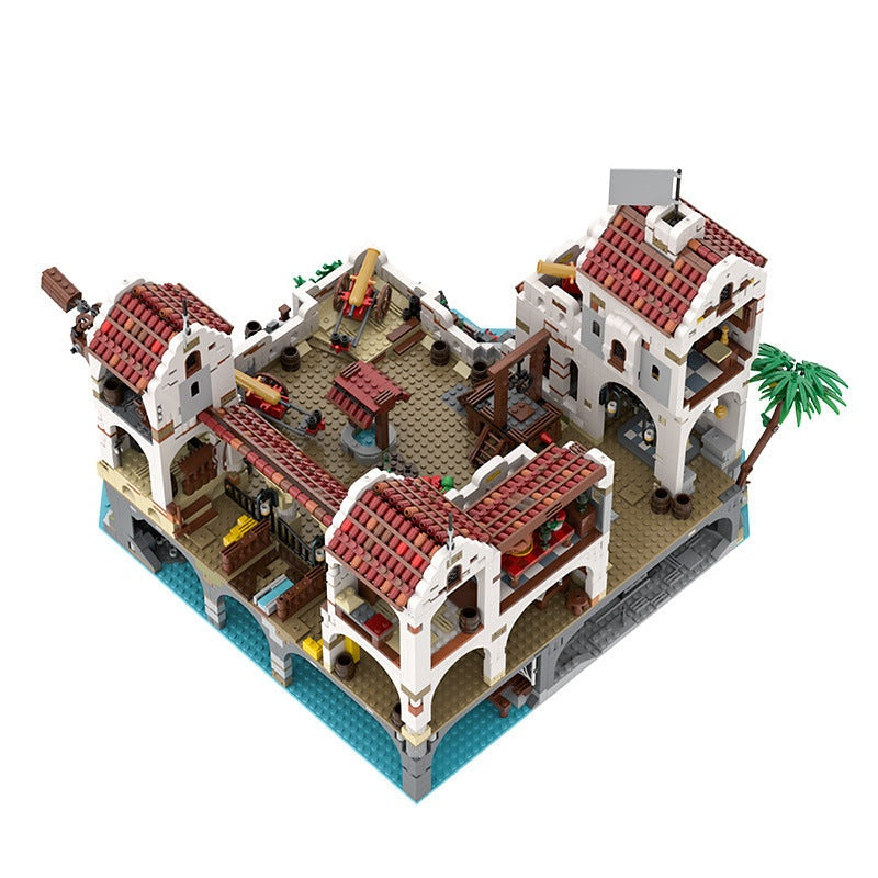 Eldorado Fortress MOC Building Kit | Pirate Fortress Architecture Model - 2