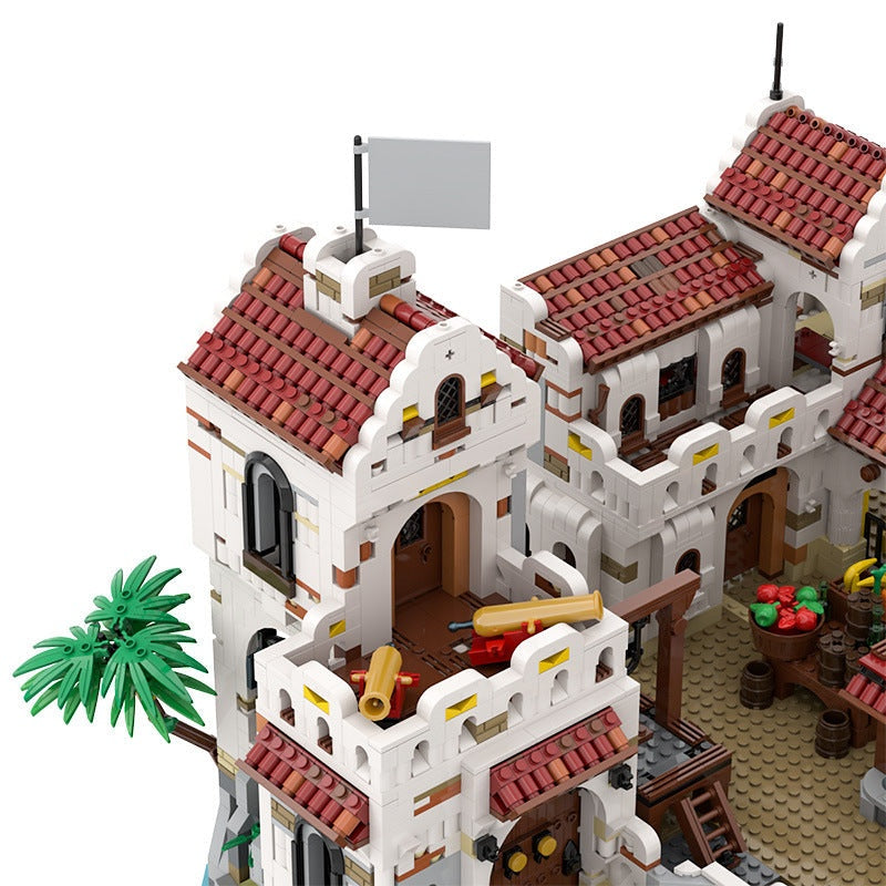 Eldorado Fortress MOC Building Kit | Pirate Fortress Architecture Model - 4
