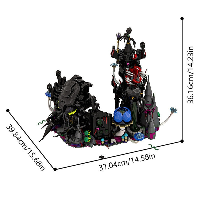 Eldritch Castle MOC Building Kit | Dark Fantasy Fortress Architecture - 4