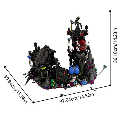 Eldritch Castle MOC Building Kit | Dark Fantasy Fortress Architecture - 4