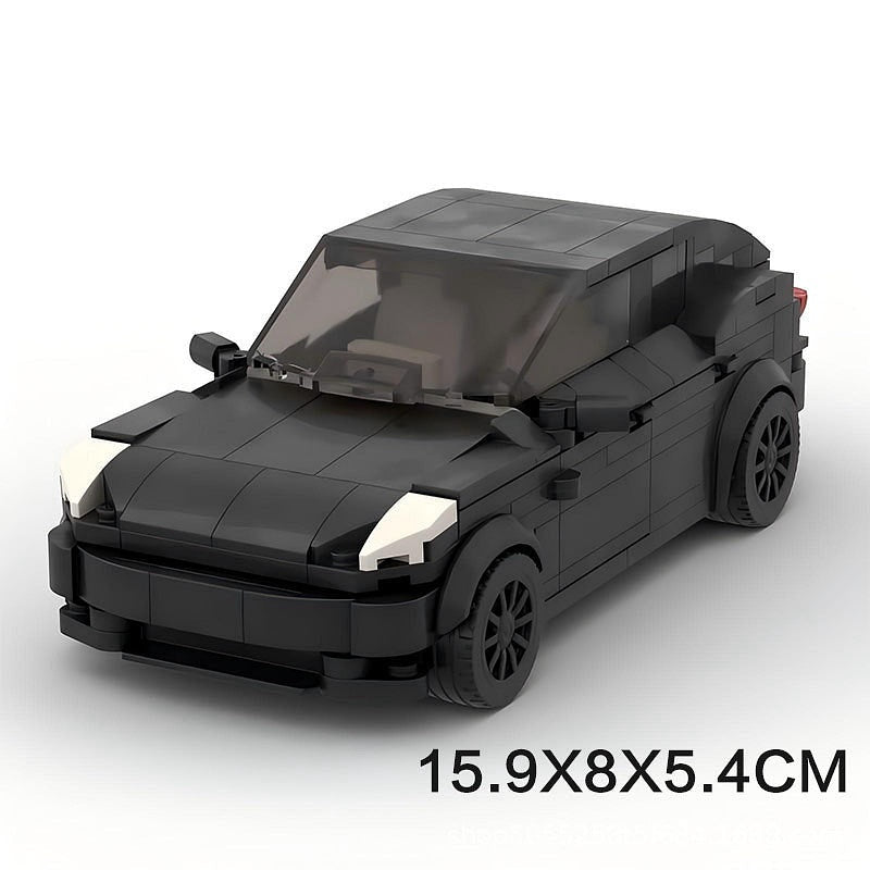 Electric Crossover Car MOC Vehicle Building Kit | Modern EV Model - 6