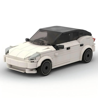 Electric Crossover Car MOC Vehicle Building Kit | Modern EV Model - 7