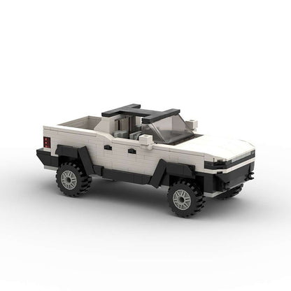 Electric Off-Road Super Truck EV Pickup Building Kit | LEGO-Compatible MOC - 3