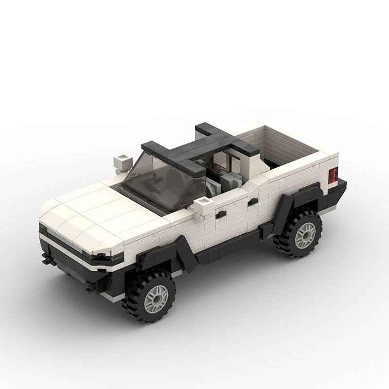 Electric Off-Road Super Truck EV Pickup Building Kit | LEGO-Compatible MOC - 4