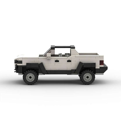 Electric Off-Road Super Truck EV Pickup Building Kit | LEGO-Compatible MOC - 5