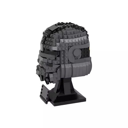 Elite Clone Squadron Helmet Building Kit | LEGO-Compatible MOC - 2