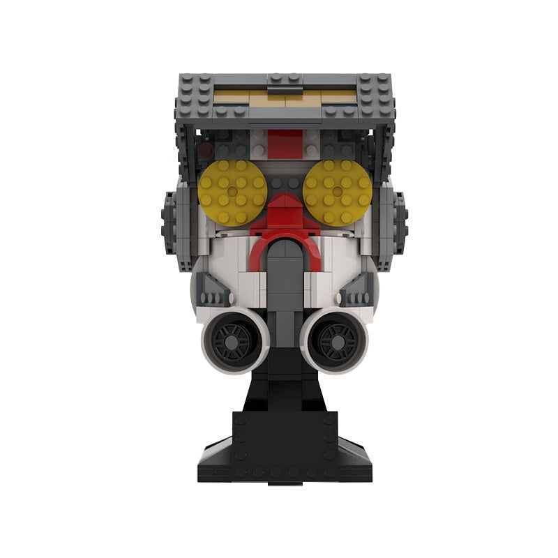 Elite Clone Tech Specialist Helmet Building Kit | LEGO-Compatible MOC - 4