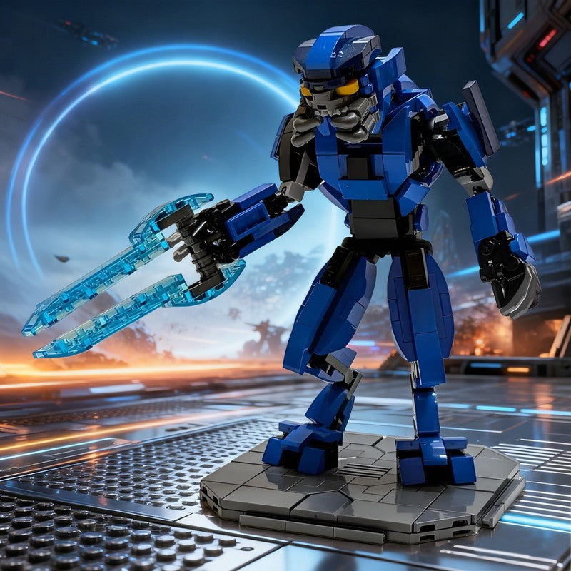 elite mercenary building kit | halo | moc-229486 - 1