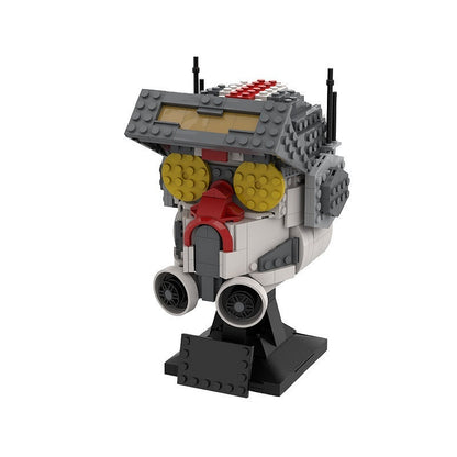 Elite Tech Specialist Helmet MOC Building Kit Futuristic Display Model - 1