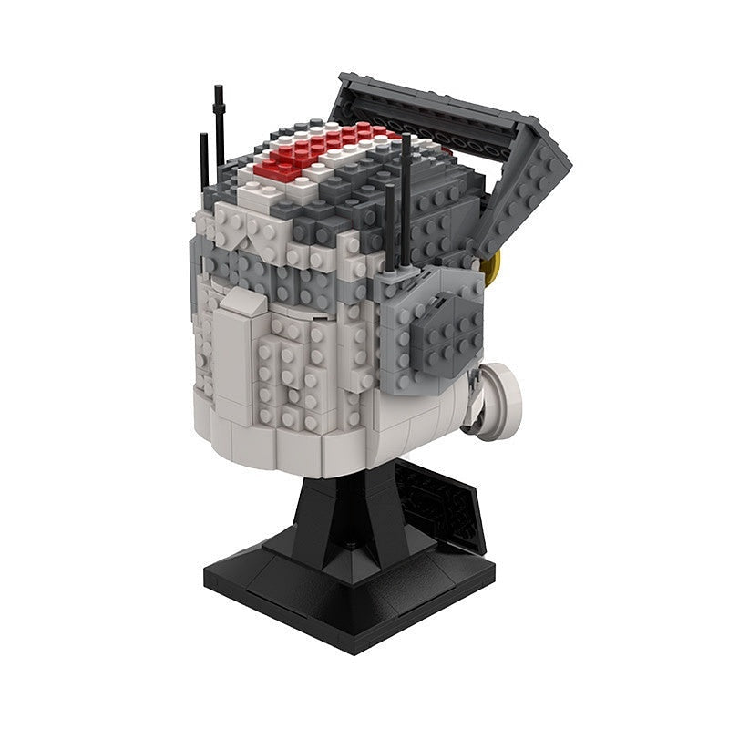 Elite Tech Specialist Helmet MOC Building Kit Futuristic Display Model - 2