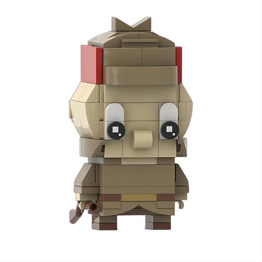 elmer fudd brickheadz building kit | looney tunes | lego compatible moc - 2