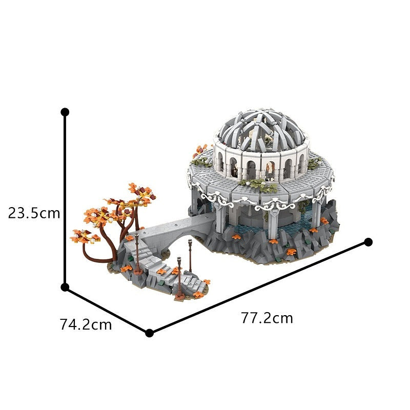 Elven Valley Sanctuary White Council Chamber MOC Building Kit - 2