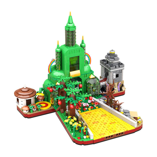 emerald city castle building set | wizard of oz | lego compatible - 3