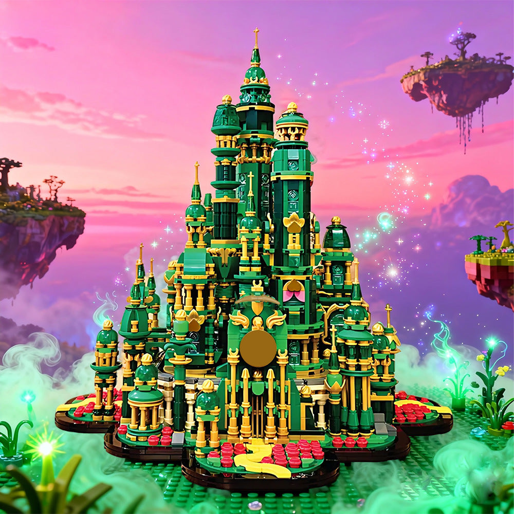 emerald city wizard's palace building kit | world of oz | moc-241626 - 1