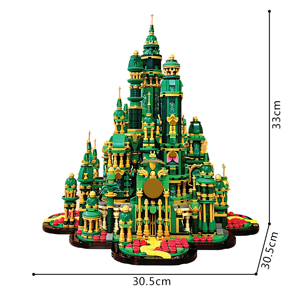 emerald city wizard's palace building kit | world of oz | moc-241626 - 2