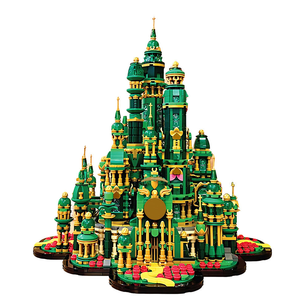 emerald city wizard's palace building kit | world of oz | moc-241626 - 3