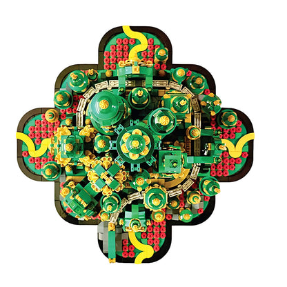 emerald city wizard's palace building kit | world of oz | moc-241626 - 4