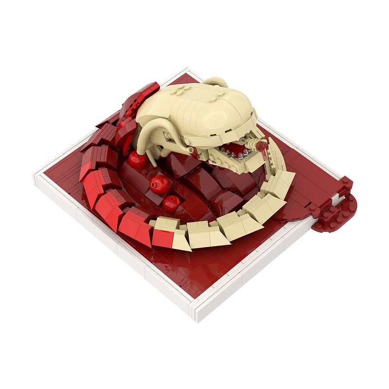 Emerging Alien Larva Horror Diorama MOC Building Kit - 1
