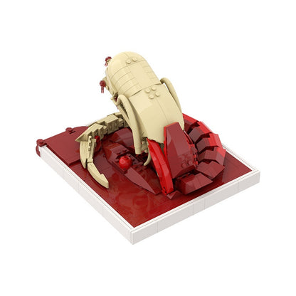 Emerging Alien Larva Horror Diorama MOC Building Kit - 6
