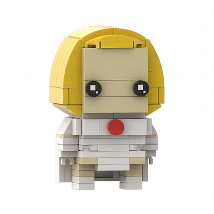 emma frost brickheadz building kit | x-men | moc-184390 - 1