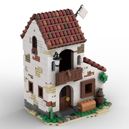 Empire Soldiers House MOC Building Kit | Historic Military Village Model - 2