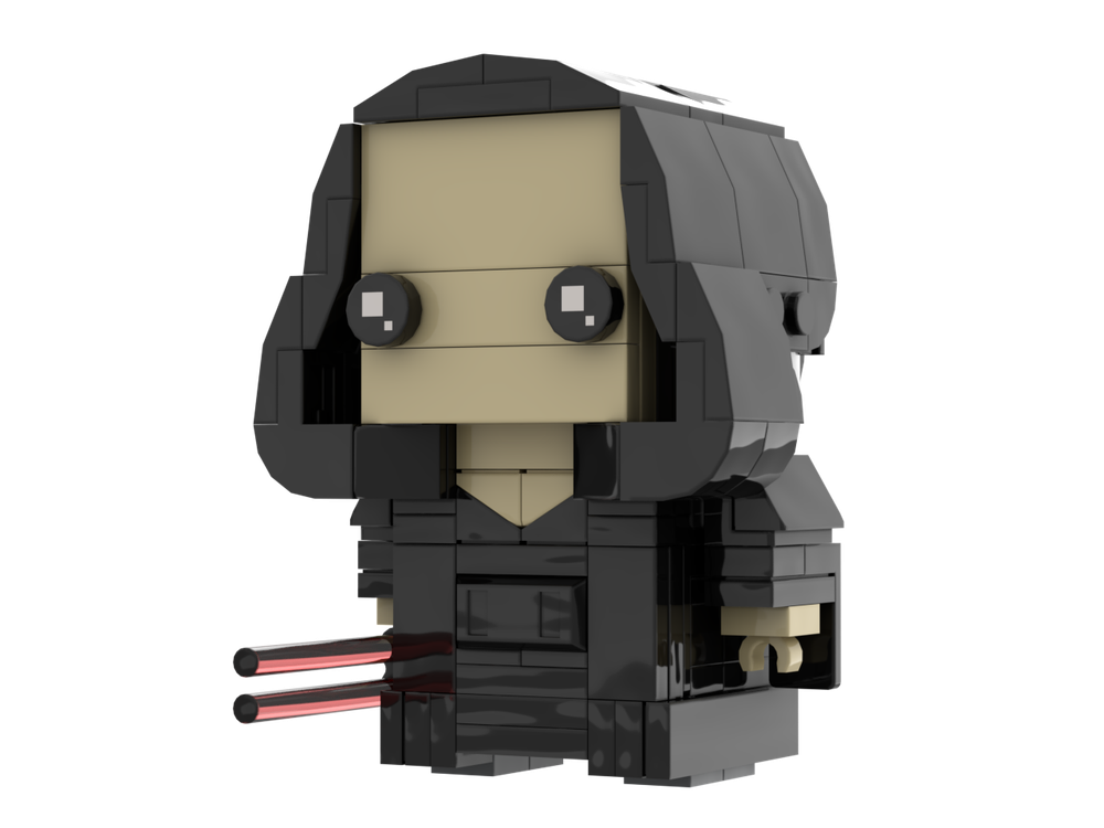 empress palpatine brickheadz building set | star wars | moc-190033 - 1