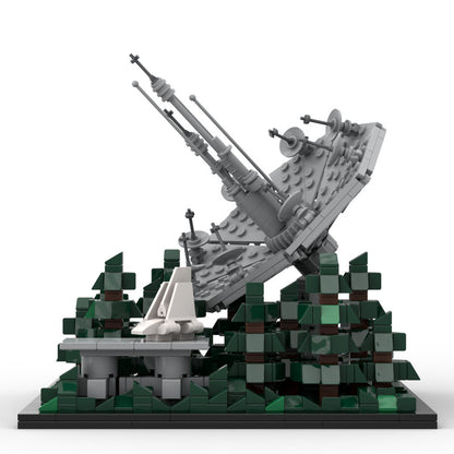 endor death star shield generator building set | moc-150608 - 4