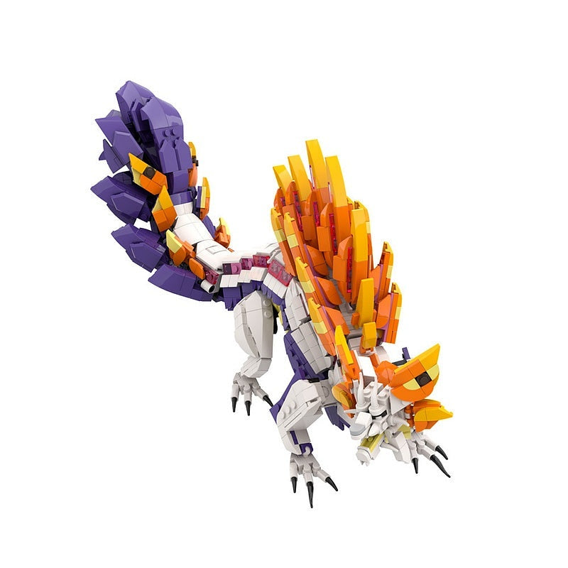 Enraged Water Serpent MOC Building Kit | Fantasy Monster Creature - 2