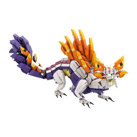 Enraged Water Serpent Monster Building Kit | LEGO-Compatible MOC - 3