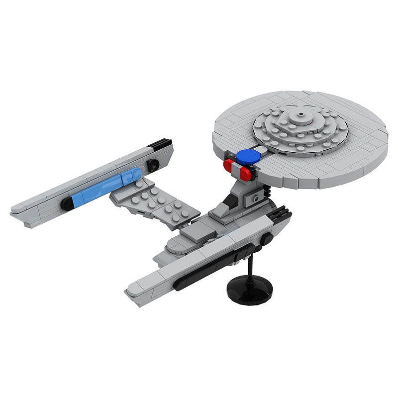 Enterprise 1701-A Inspired MOC Interstellar Capital Ship Building Kit - 1