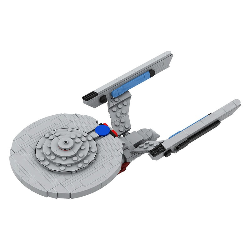 Enterprise 1701-A Inspired MOC Interstellar Capital Ship Building Kit - 3