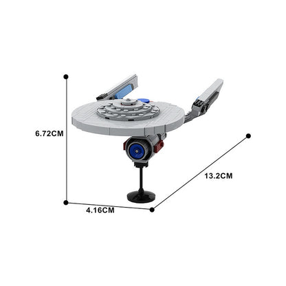 Enterprise 1701-A Inspired MOC Interstellar Capital Ship Building Kit - 4