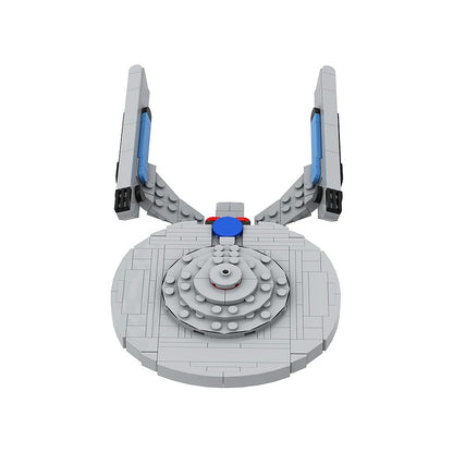 Enterprise 1701-A Inspired MOC Interstellar Capital Ship Building Kit - 6