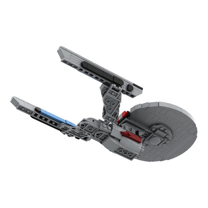 Enterprise 1701-A Inspired MOC Interstellar Capital Ship Building Kit - 7