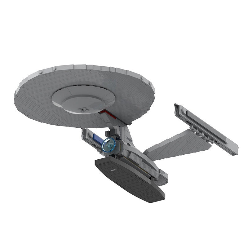 Enterprise Class MOC Building Kit | Sci-Fi Exploration Starship Model - 1