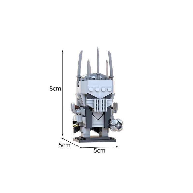 Epic Fantasy Ring Kingdom Heroes Brickheadz Building Kit | LEGO-Compatible MOC - 2