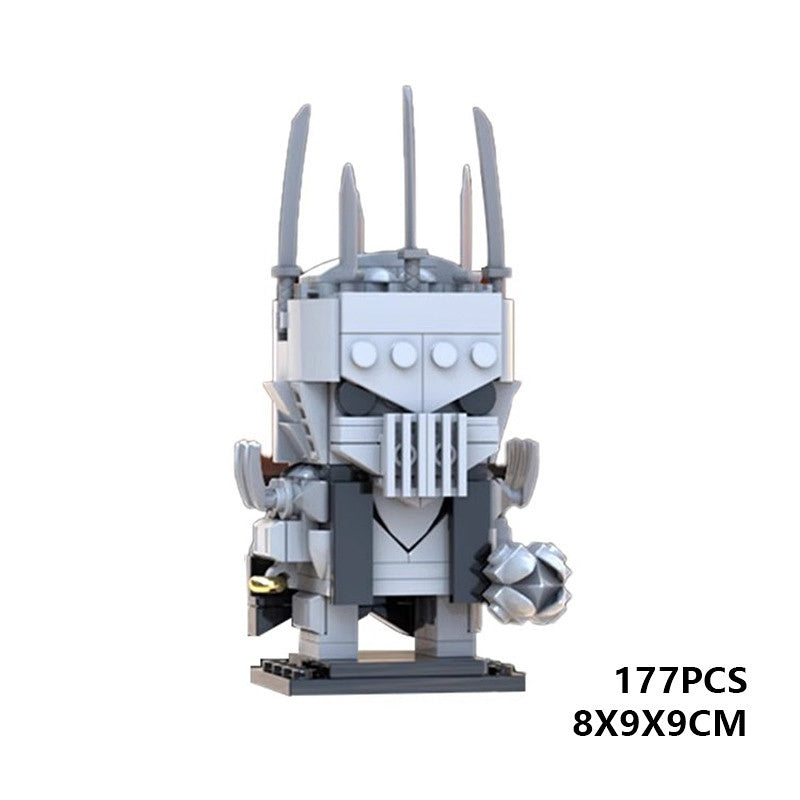 Epic Fantasy Ring Kingdom Heroes Brickheadz Building Kit | LEGO-Compatible MOC - 3