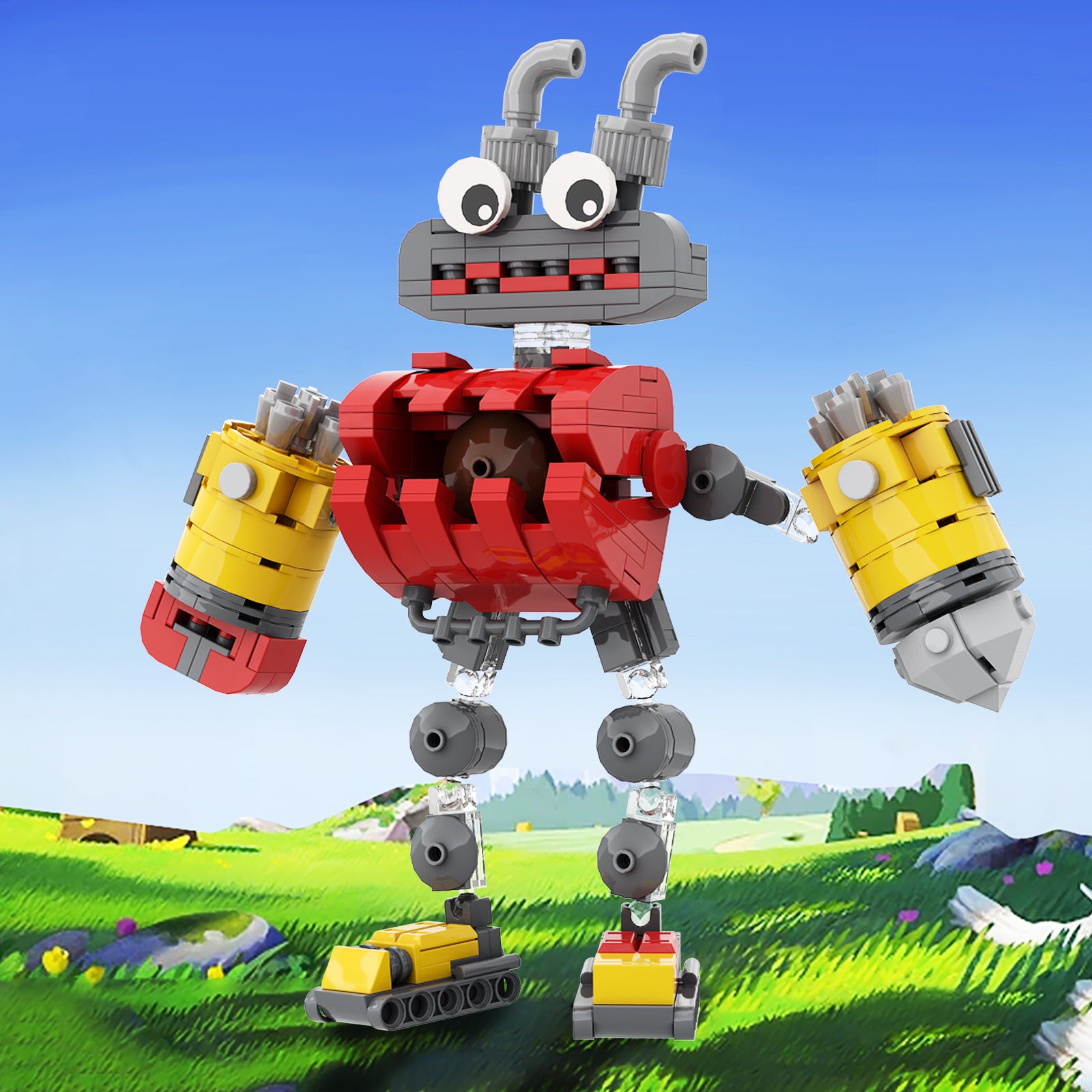 epic wubboox building set | my singing monsters | lego compatible - 1