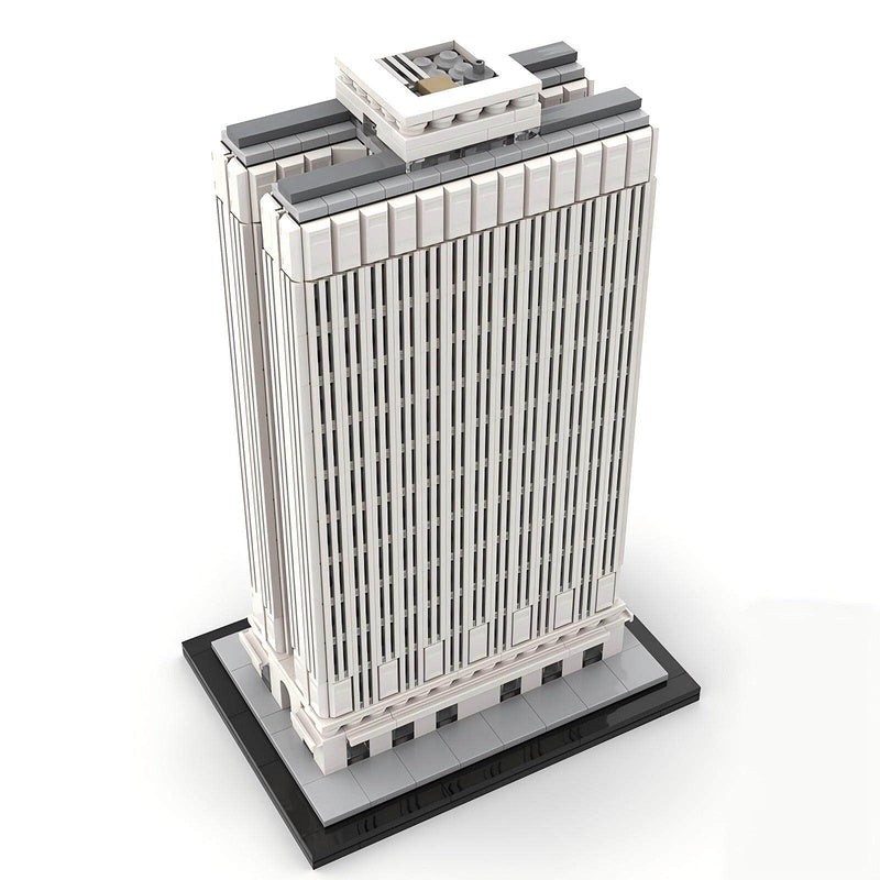 Equitable Building NYC 1:800 Scale Building Kit | LEGO-Compatible MOC - 3