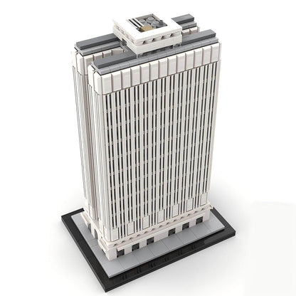 Equitable Building NYC 1:800 Scale Building Kit | LEGO-Compatible MOC - 3
