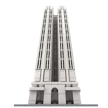 Equitable Building NYC 1:800 Scale Building Kit | LEGO-Compatible MOC - 4