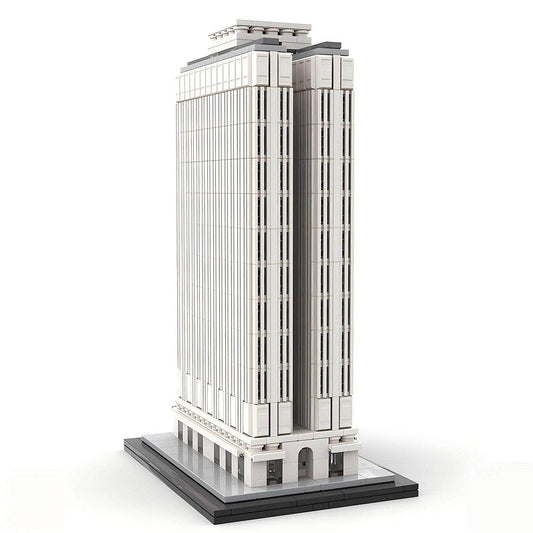 Equitable Building NYC MOC Building Kit | 1:800 Historic Skyscraper Model - 1