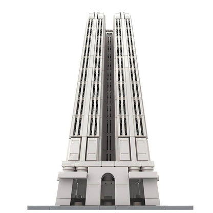 Equitable Building NYC MOC Building Kit | 1:800 Historic Skyscraper Model - 4