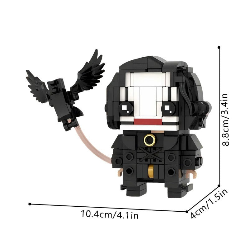 eric draven brickheadz building kit | the crow | moc-198955 - 2
