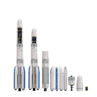 ESA Arianespace Ariane 6 | 1:110 Saturn V Scale | LEGO-Compatible MOC - 1