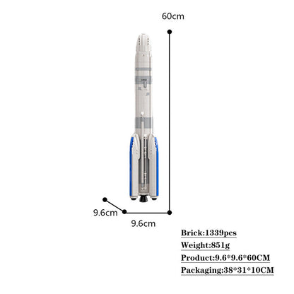 ESA Arianespace Ariane 6 | 1:110 Saturn V Scale | LEGO-Compatible MOC - 4