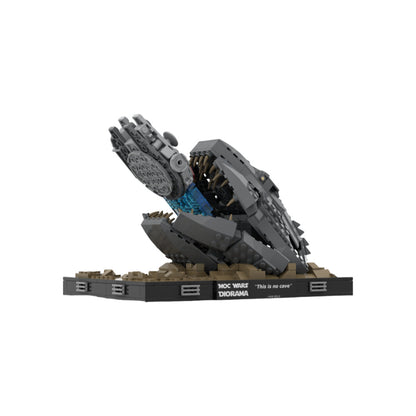 escaping the asteroid diorama building set | moc-112705 - 1